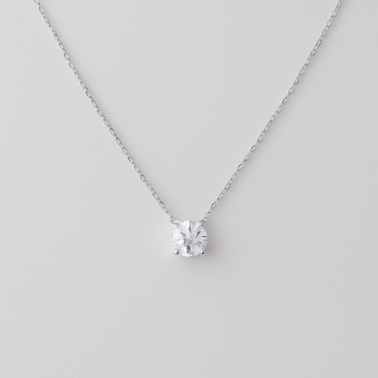 0.5ct プラチナ×ラボグロウンダイヤモンドの一粒ペンダント